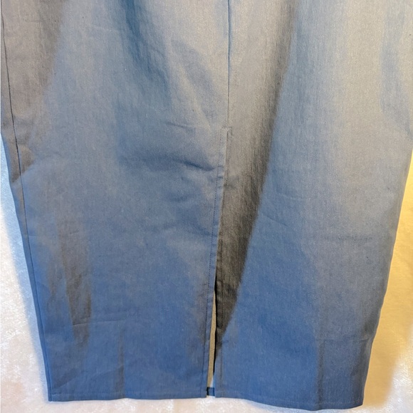 NANA’S Milano Denim Corset Top and Midi Pencil Skirt Set - Picture 15 of 16